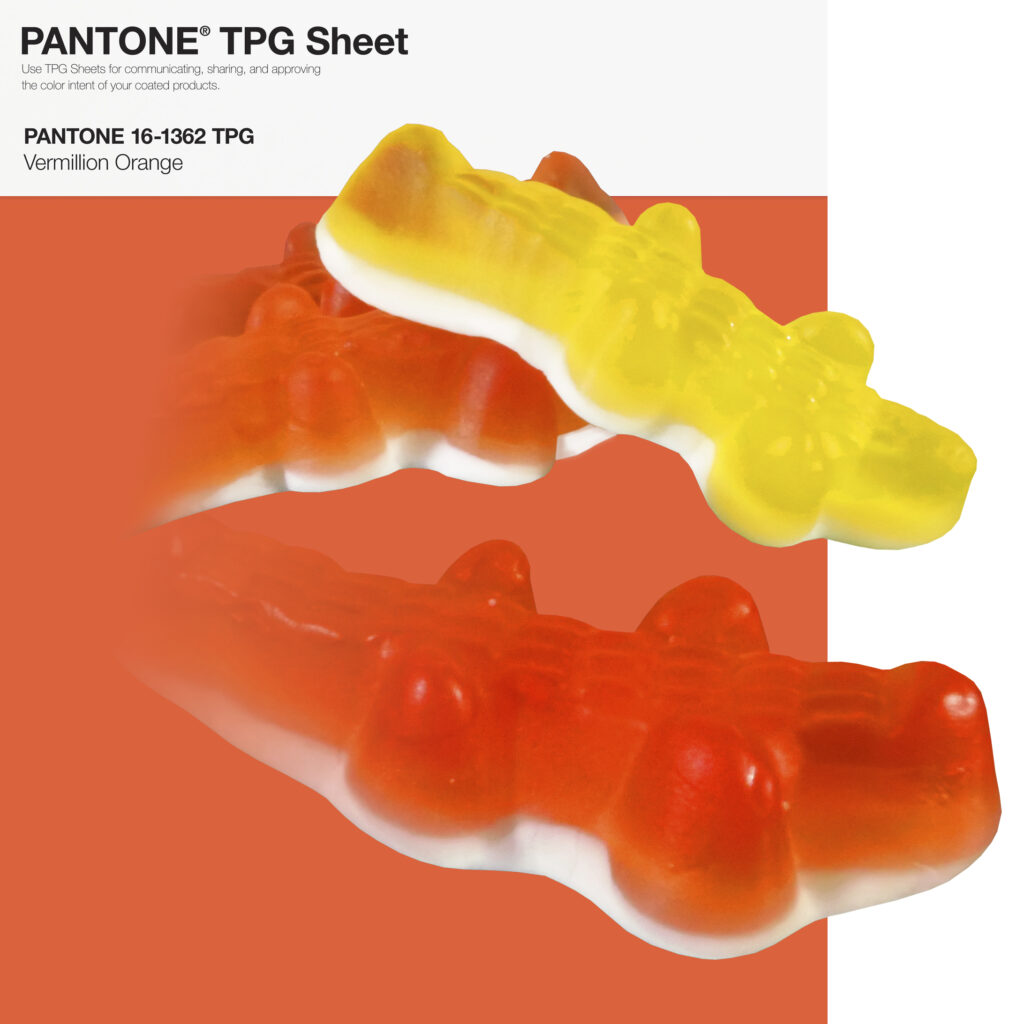 Pantone TPG Sheet Halloween Haribo crocodile